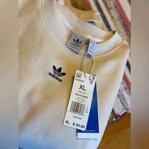 Brand new Adidas Crop Sweatshirt